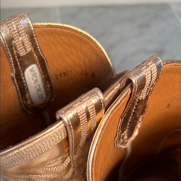 Maggie Metallic Rose Gold Boots - Picture 11 of 15